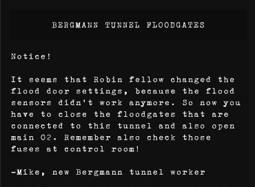 Bergmann Tunnel Floodgates