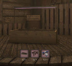 Flowerbox With Lamp Can be crafted from found blueprint Requires: 1 Flowerbox, 1 Scrap Metal, 1 Wiring Components Grows: 12 SMALL Plants, 125% Efficiency Removes Modifiers: Moist Adds Modifiers: Sun