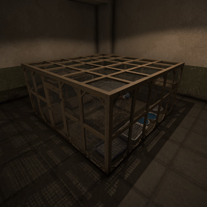 Large Cat Cage Available to buy for 1100 at Möbelmann Furnitures Can fit 12 cats