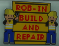 Rob-In, Build and Repair logo in Open Sewer