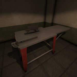 Table Saw Found at Möbelmann Furnitures's workshop Available to buy for 2420 at Samuel Jonasson's Started recipe crafts without player's presence Efficiency: 250% Modifiers: Industrial and Variant 2