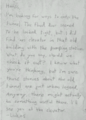 A letter from Lukas to Hanss.