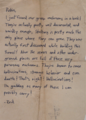 Erik's letter about green mushrooms